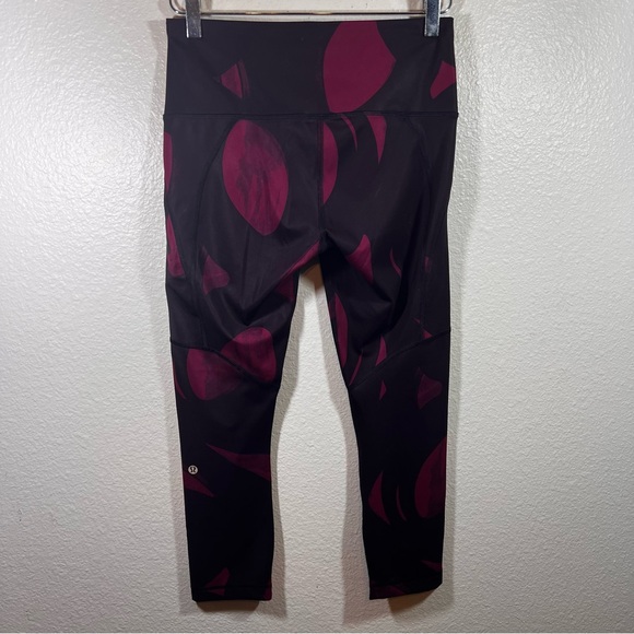 LULULEMON All Sport Crop Leggings Back Spin Stroke Dashing - Picture 5 of 12